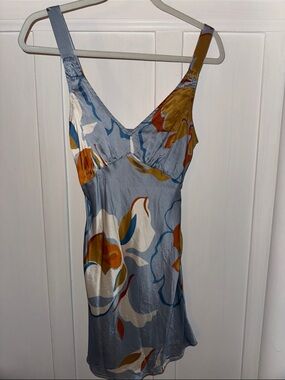 Reformation floral Silk Slip Dress